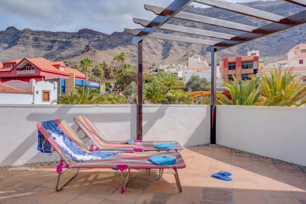 Bed and Breakfast Casa El Siroco Puerto De Mogan Exterior foto